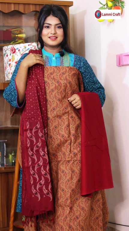 Lammi Craft Cotton Unstitch 3 pieces for women